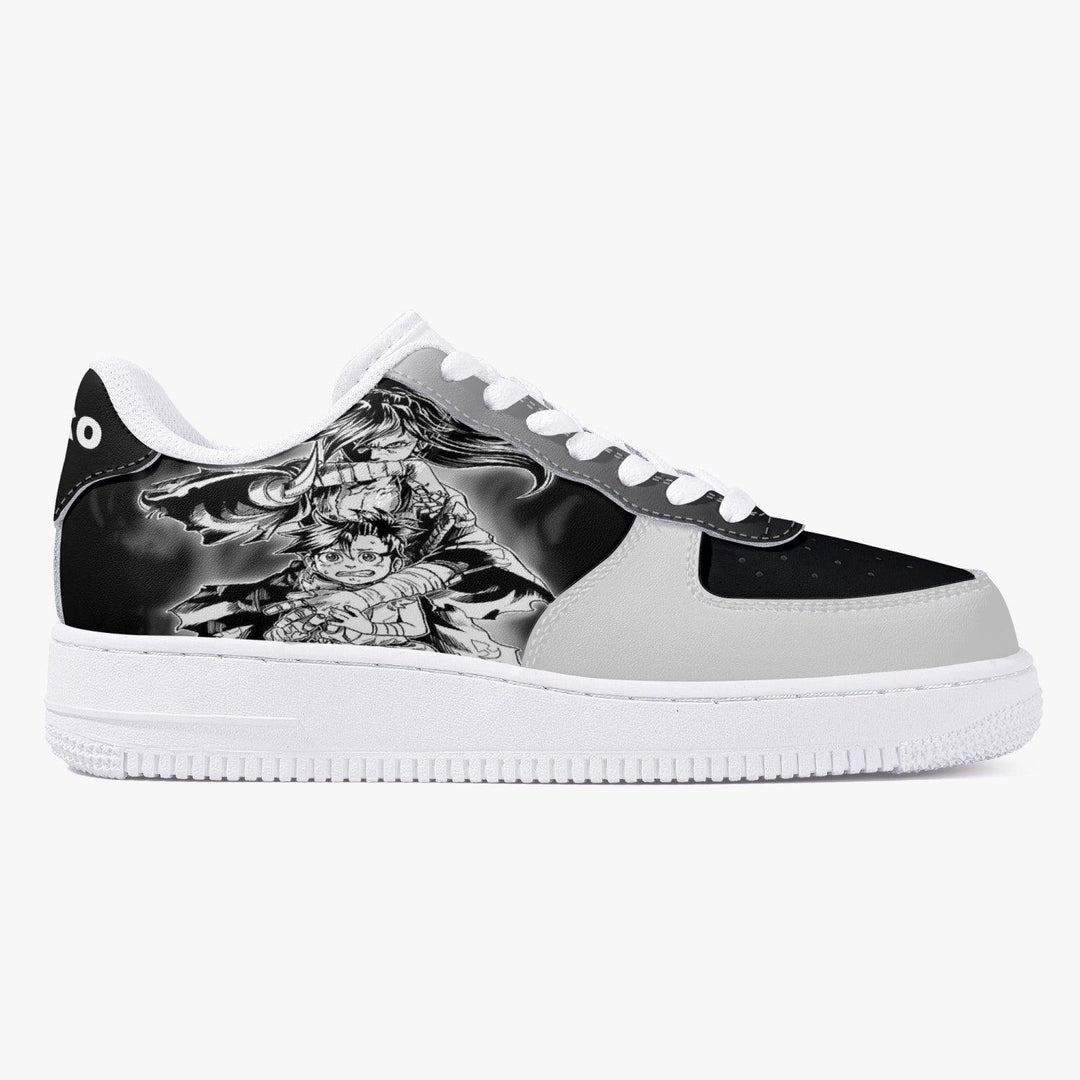 Dororo Hyakkimaru Black & White Air F1 Anime Shoes _ Dororo _ Ayuko