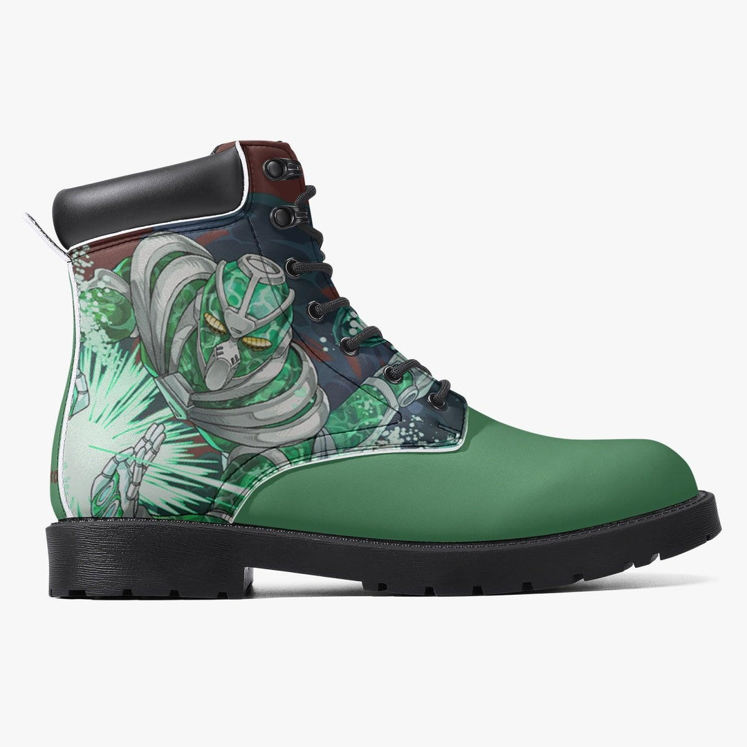 JoJo's Bizarre Adventure Noriaki Kakyoin All-Season Anime Boots _ JoJo's Bizarre Adventure _ Ayuko