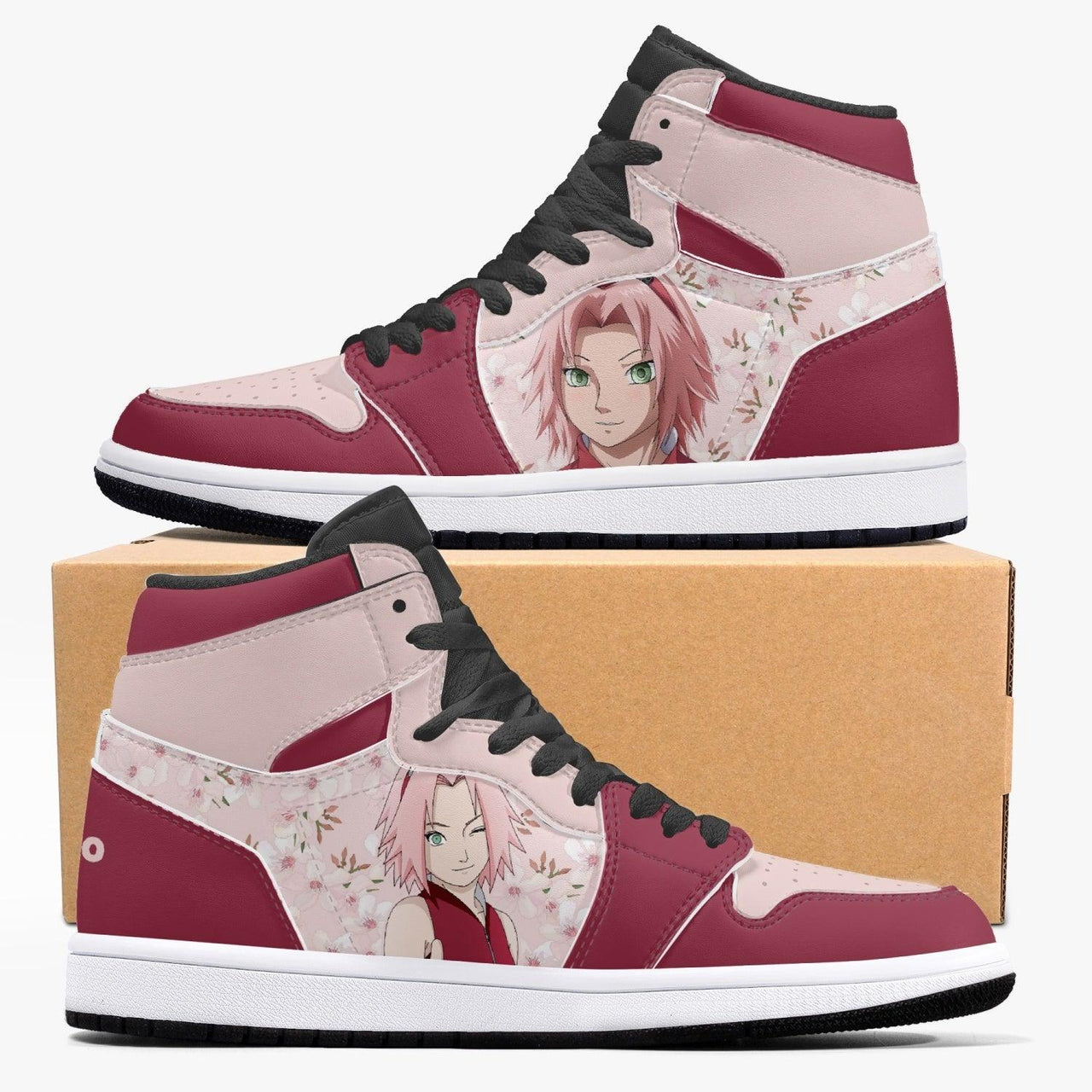 Naruto Shippuden Sakura Haruno JD1 Anime Shoes _ Naruto _ Ayuko
