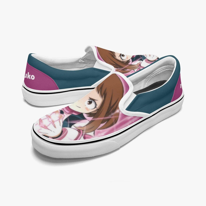 My Hero Academia Ochaco Uraraka Slip Ons Anime Shoes _ My Hero Academia _ Ayuko