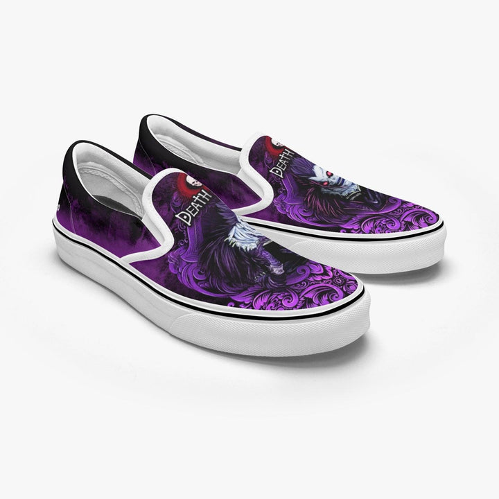 Death Note Ryuk Purple Slip Ons Anime Shoes _ Death Note _ Ayuko