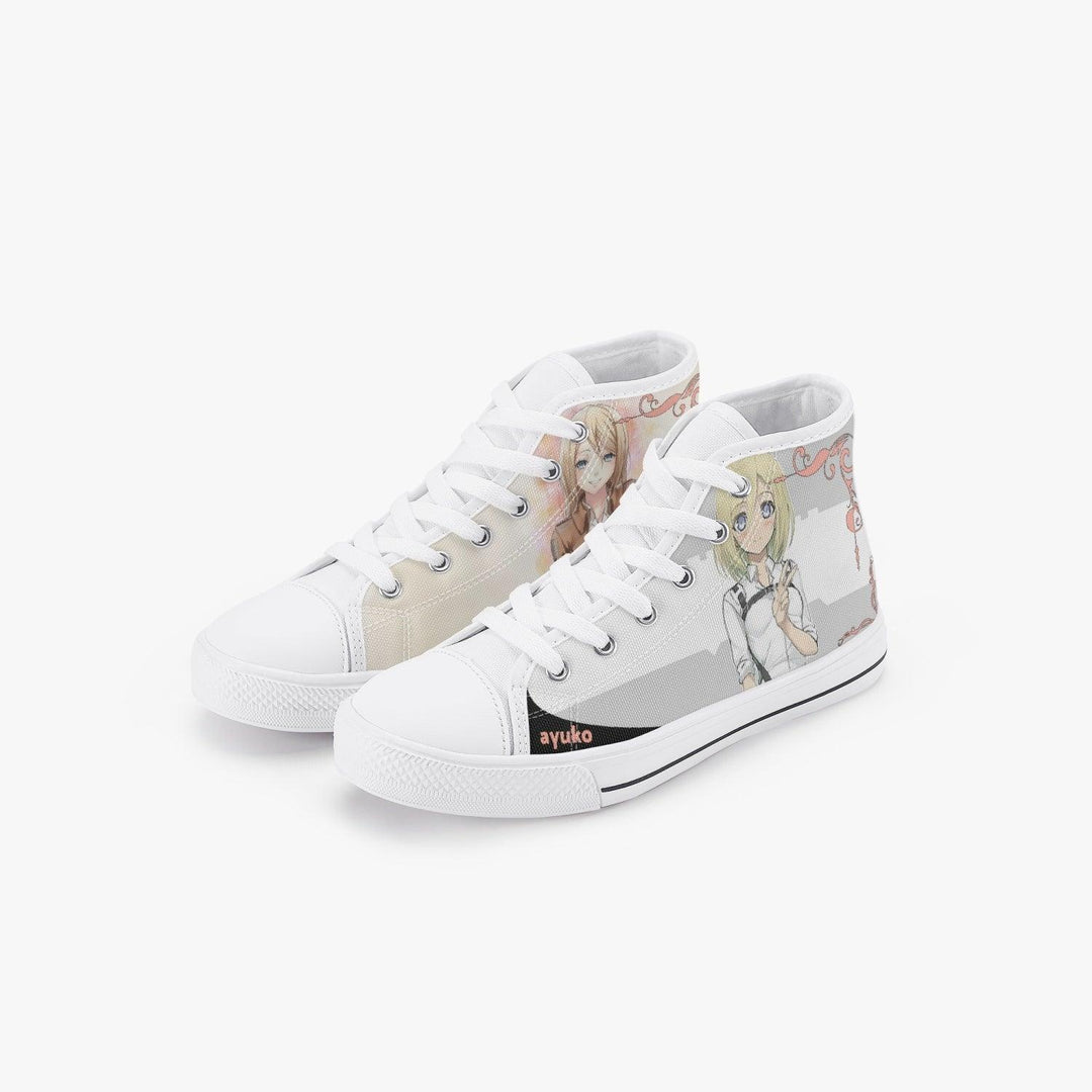 Attack On Titan Historia Christa Kids A-Star High Anime Shoes _ Attack On Titan _ Ayuko