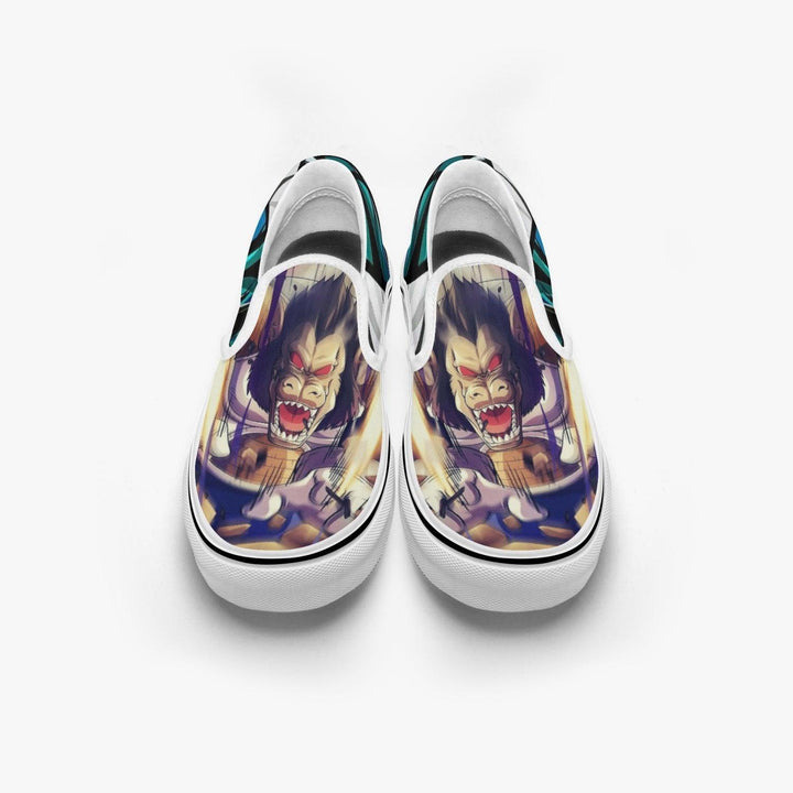 Dragon Ball Z Vegeta Great Ape Slip Ons Anime Shoes _ Dragon Ball Z _ Ayuko