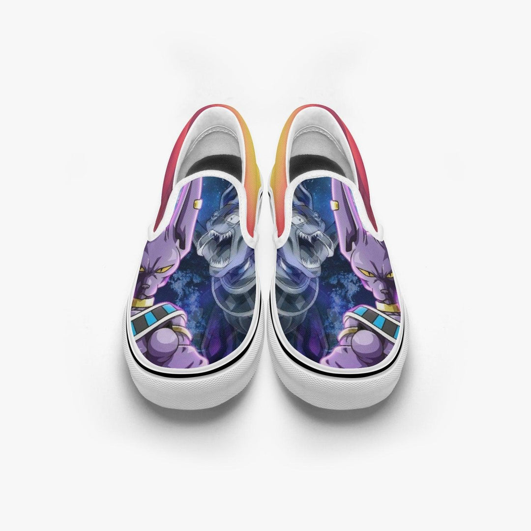 Dragon Ball Z Beerus Slip Ons Anime Shoes _ Dragon Ball Z _ Ayuko