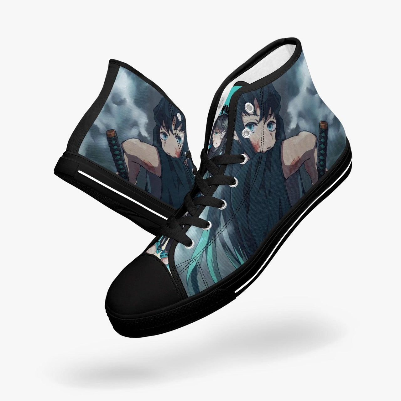 Demon Slayer Muichiro Tokito Custom Anime Skate Shoes