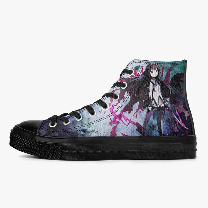 Madoka Magica Homura A-Star High Anime Shoes _ Madoka Magica _ Ayuko