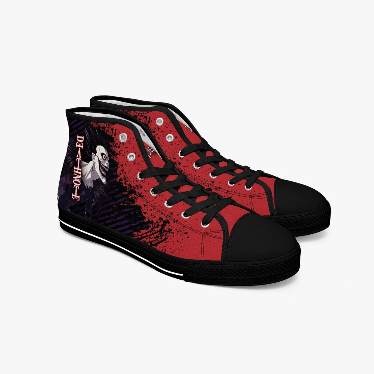 Death Note Ryuk Red Black A-Star Mid Anime Shoes _ Death Note _ Ayuko