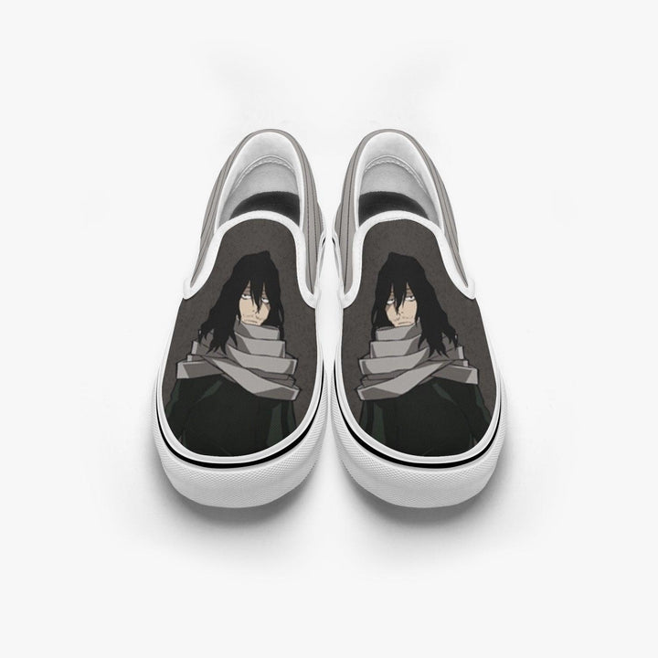 My Hero Academia Shota Aizawa Slip Ons Anime Shoes _ My Hero Academia _ Ayuko