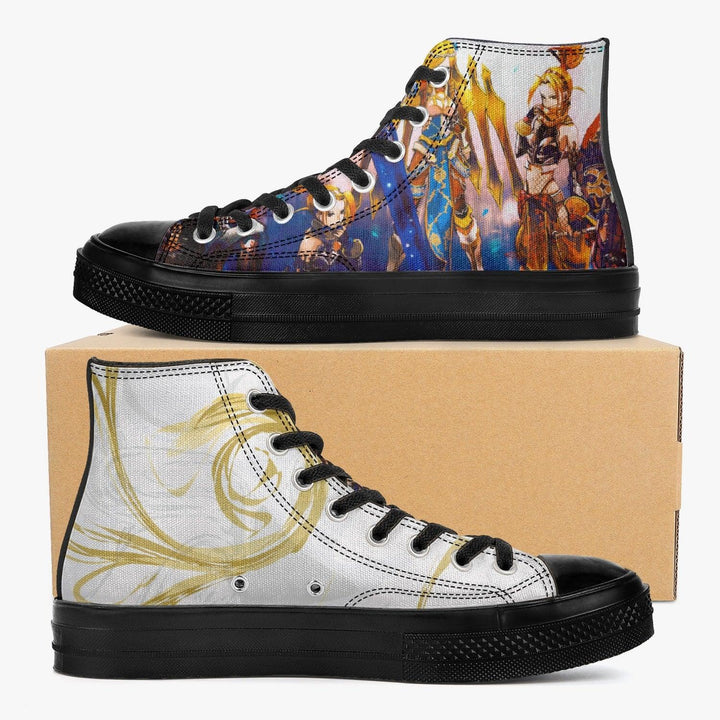 Overlord Blue Roses Squad A-Star High Black Anime Shoes _ Overlord _ Ayuko