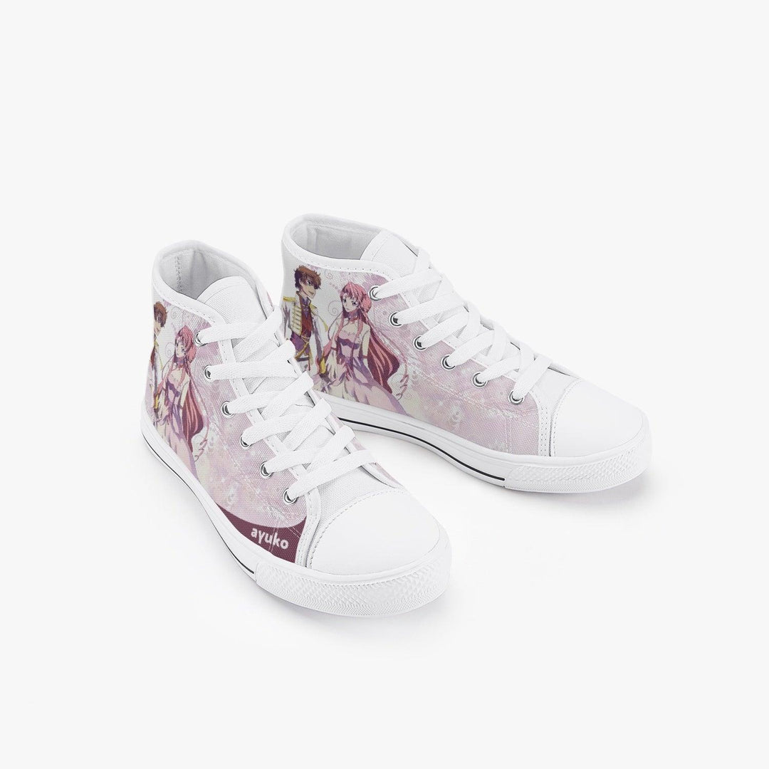 Code Geass Euphemia & Suzaku Kids A-Star High Anime Shoes _ Code Geass _ Ayuko