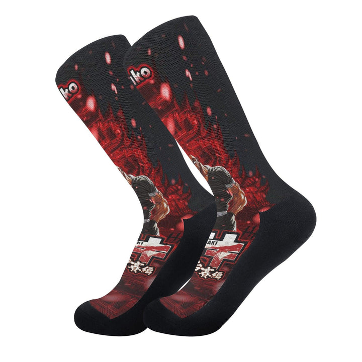 Baki Hanma Anime Socks _ Baki _ Ayuko