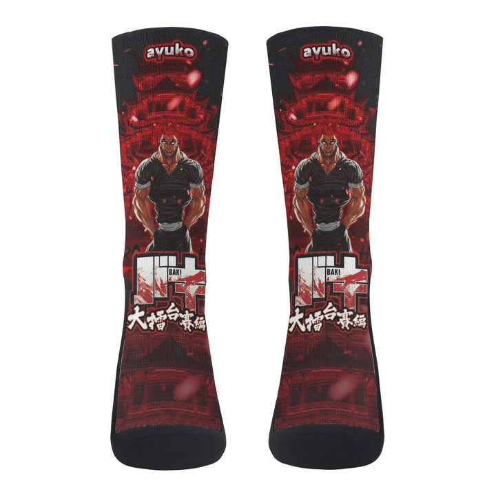 Baki Hanma Anime Socks _ Baki _ Ayuko