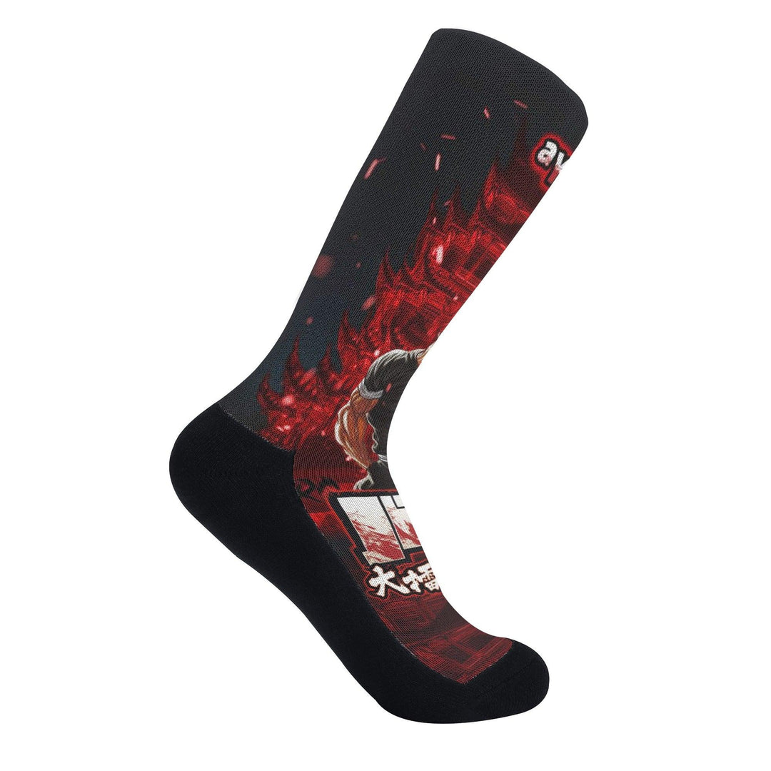 Baki Hanma Anime Socks _ Baki _ Ayuko