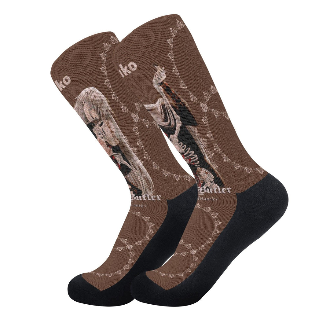 Black Butler Sebastian Michaelis Anime Socks _ Black Butler _ Ayuko