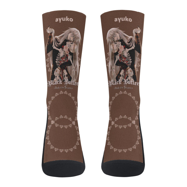 Black Butler Sebastian Michaelis Anime Socks _ Black Butler _ Ayuko