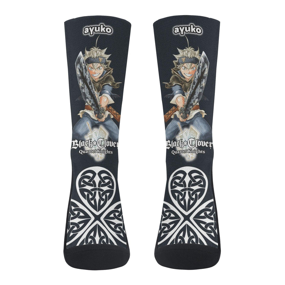 Black Clover Asta Anime Socks _ Black Clover _ Ayuko