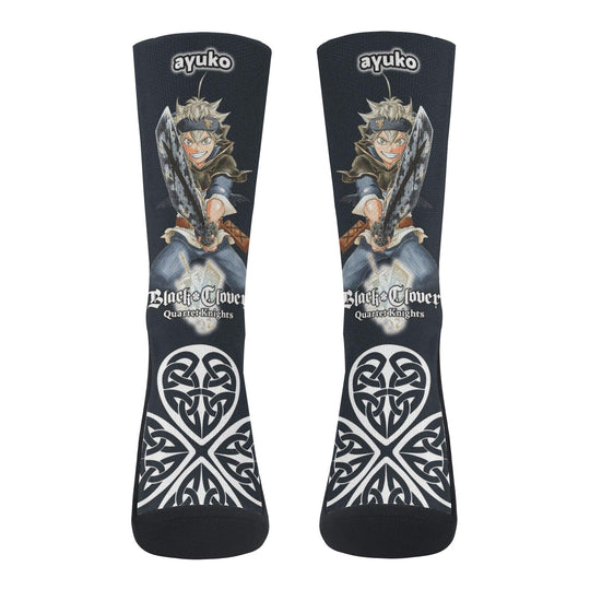 Black Clover Asta Anime Socks _ Black Clover _ Ayuko