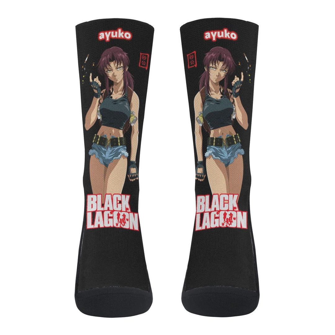 Black Lagoon Revy Anime Socks _ Black Lagoon _ Ayuko