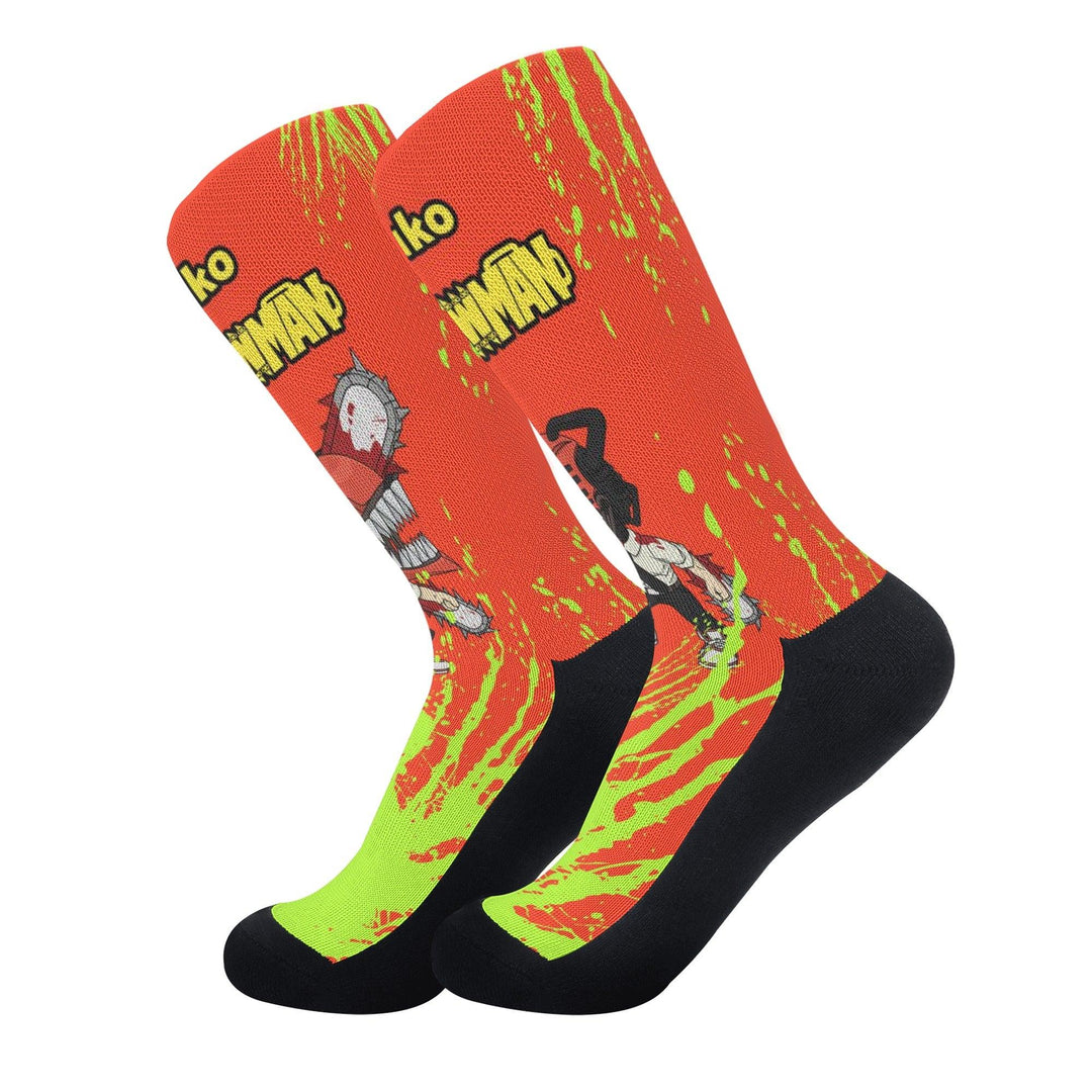 Chainsaw Man Denji Anime Socks _ Chainsaw Man _ Ayuko