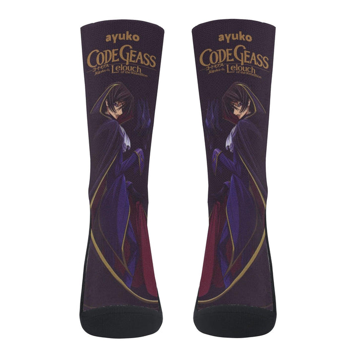 Code Geass Lelouch Anime Socks _ Code Geass _ Ayuko