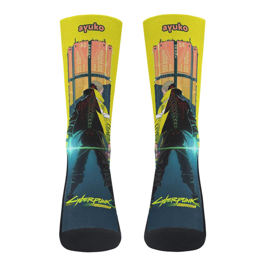 Cyberpunk Edgerunners David Anime Socks _ Cyberpunk Edgerunners _ Ayuko