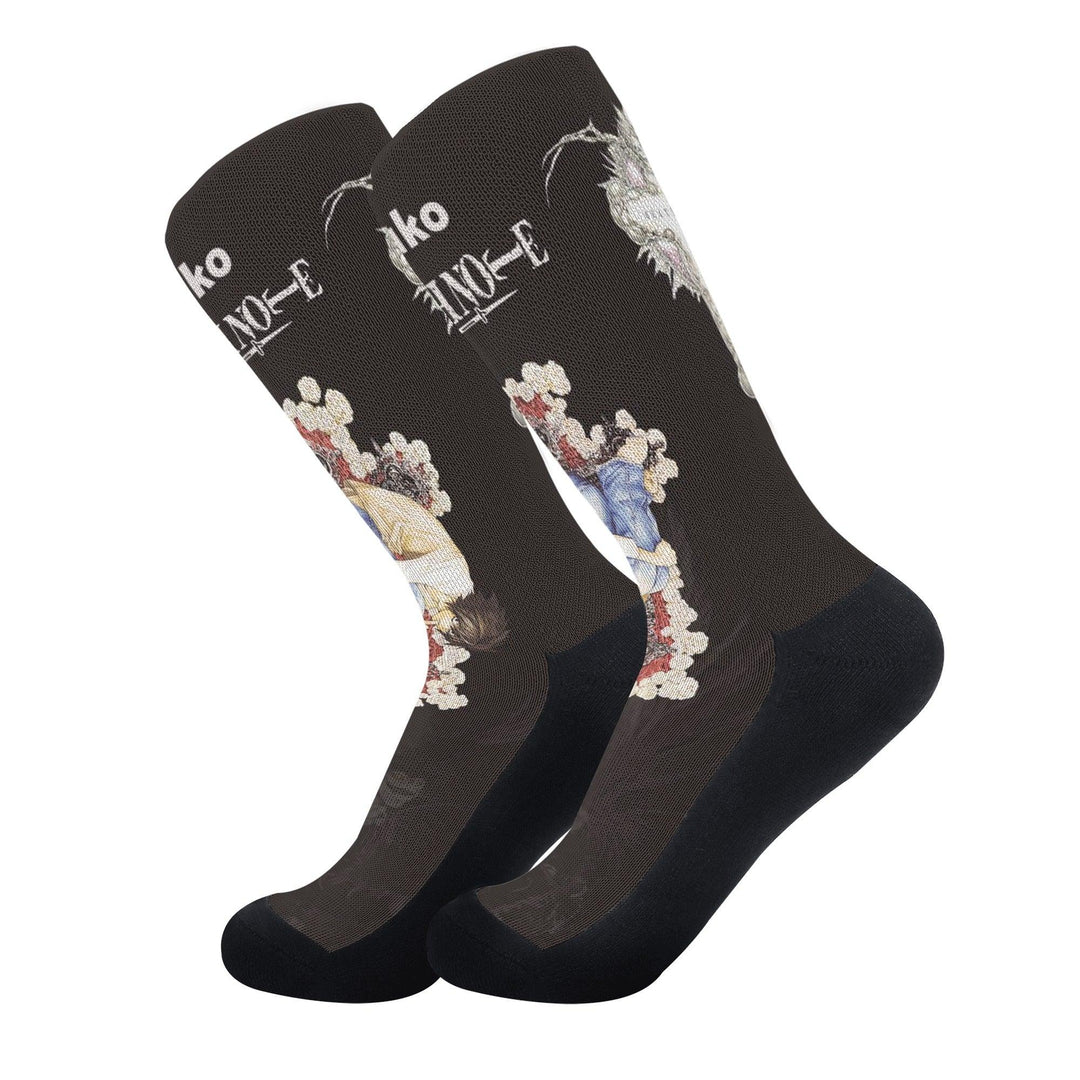 Death Note L and Ryuk Anime Socks _ Death Note _ Ayuko