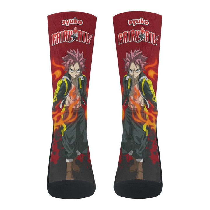 Fairy Tail Natsu Anime Socks _ Fairy Tail _ Ayuko