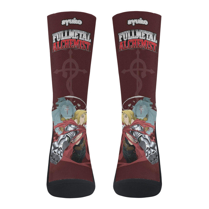 Fullmetal Alchemist Edward And Alphonse Anime Socks _ Fullmetal Alchemist _ Ayuko