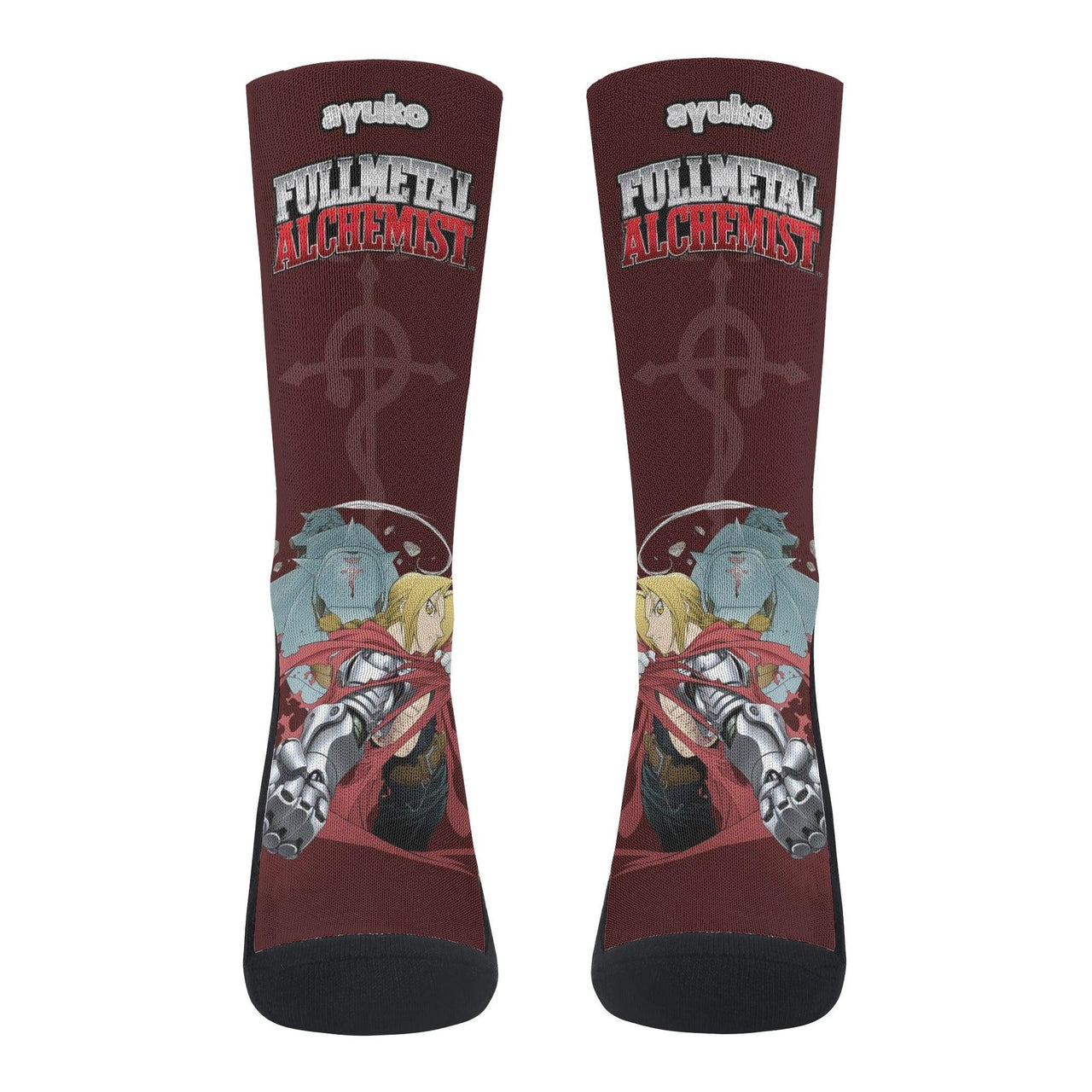 Fullmetal Alchemist Edward And Alphonse Anime Socks _ Fullmetal Alchemist _ Ayuko