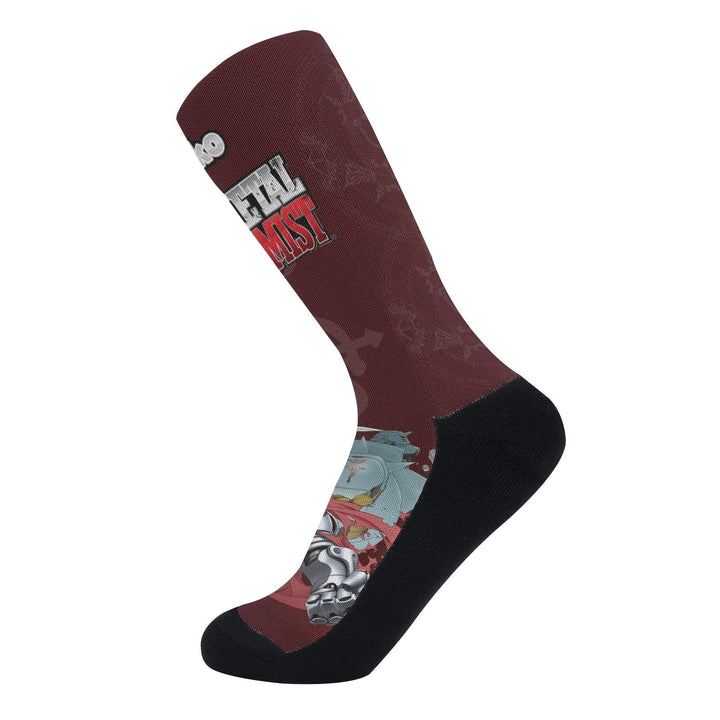 Fullmetal Alchemist Edward And Alphonse Anime Socks _ Fullmetal Alchemist _ Ayuko