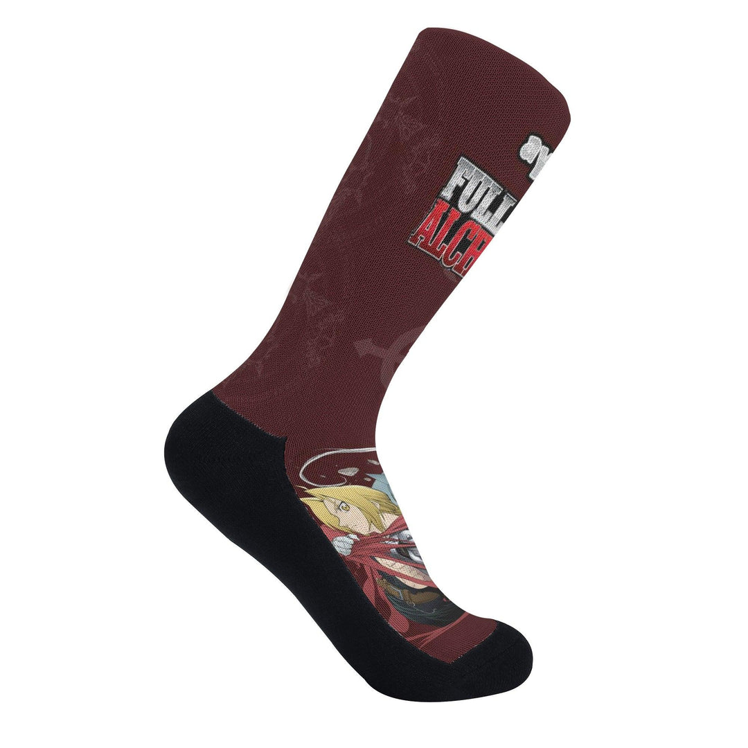 Fullmetal Alchemist Edward And Alphonse Anime Socks _ Fullmetal Alchemist _ Ayuko