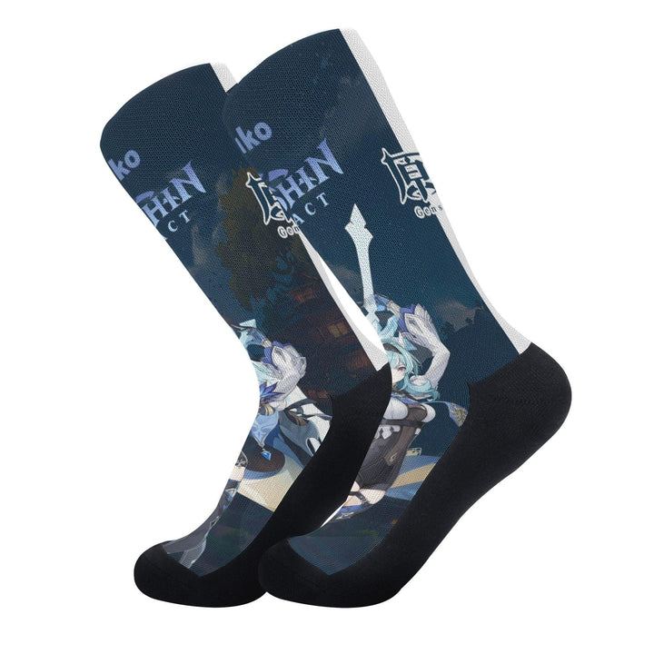 Genshin Impact Eula Anime Socks _ Genshin Impact _ Ayuko