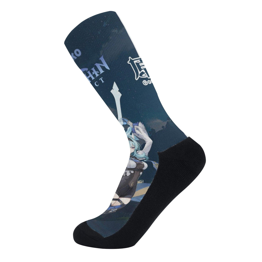 Genshin Impact Eula Anime Socks _ Genshin Impact _ Ayuko