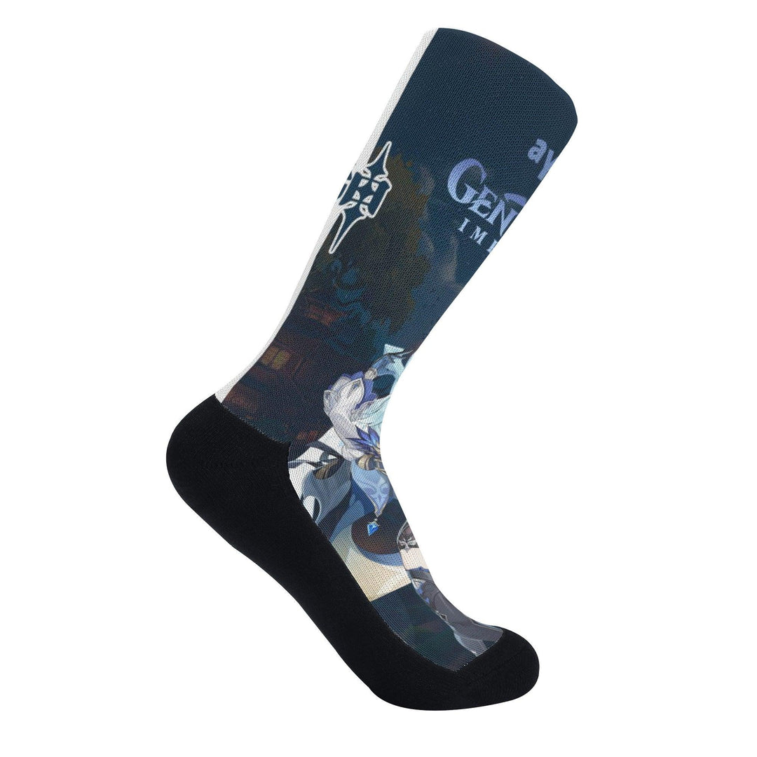 Genshin Impact Eula Anime Socks _ Genshin Impact _ Ayuko