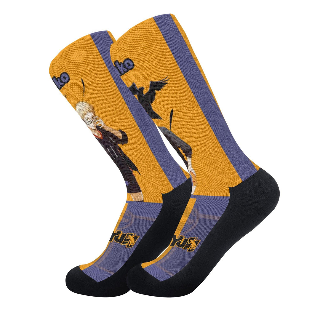 Haikyuu Kei Tsukishima Anime Socks _ Haikyuu _ Ayuko