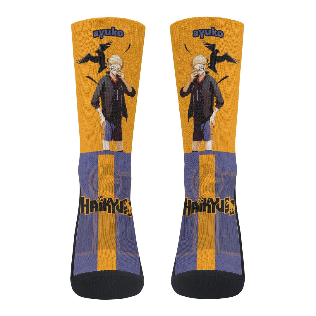 Haikyuu Kei Tsukishima Anime Socks _ Haikyuu _ Ayuko