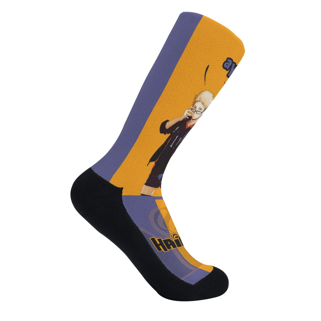 Haikyuu Kei Tsukishima Anime Socks _ Haikyuu _ Ayuko