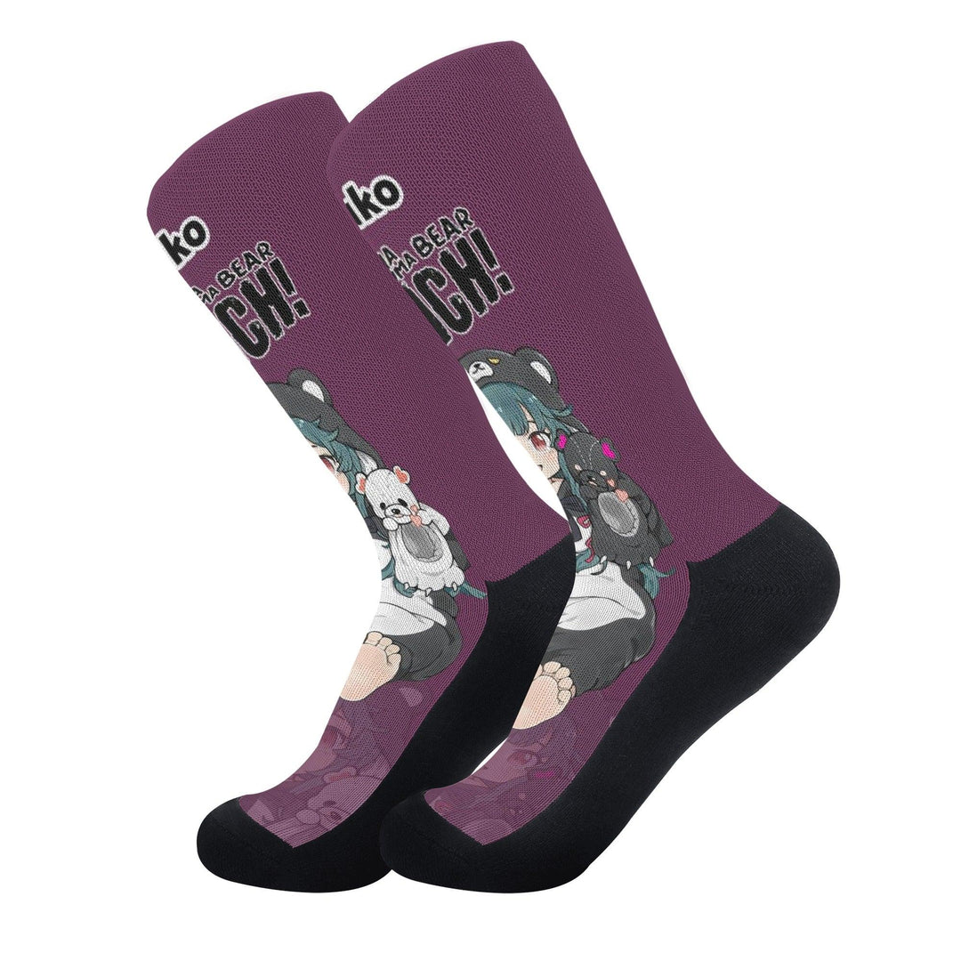 Kuma Kuma Kuma Bear Yuna Anime Socks _ Kuma Kuma Kuma Bear _ Ayuko