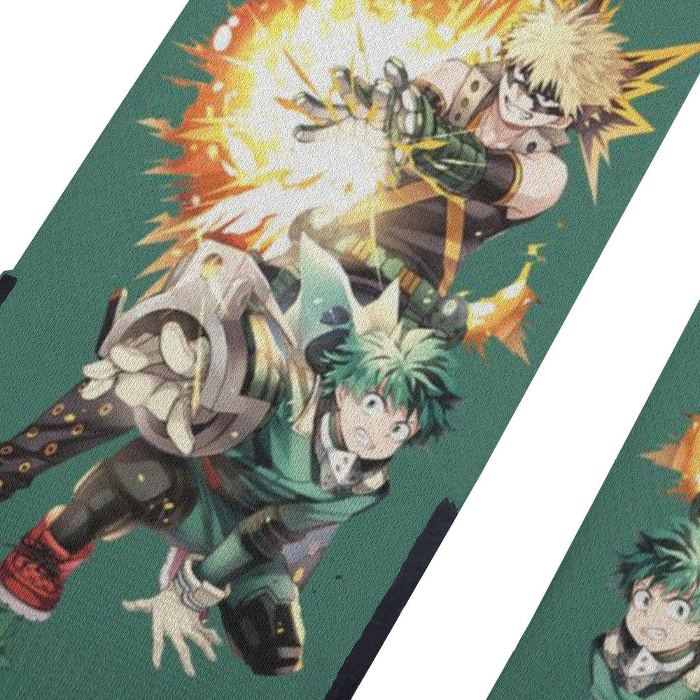 My Hero Academia Deku And Bakugo Anime Socks _ My Hero Academia _ Ayuko