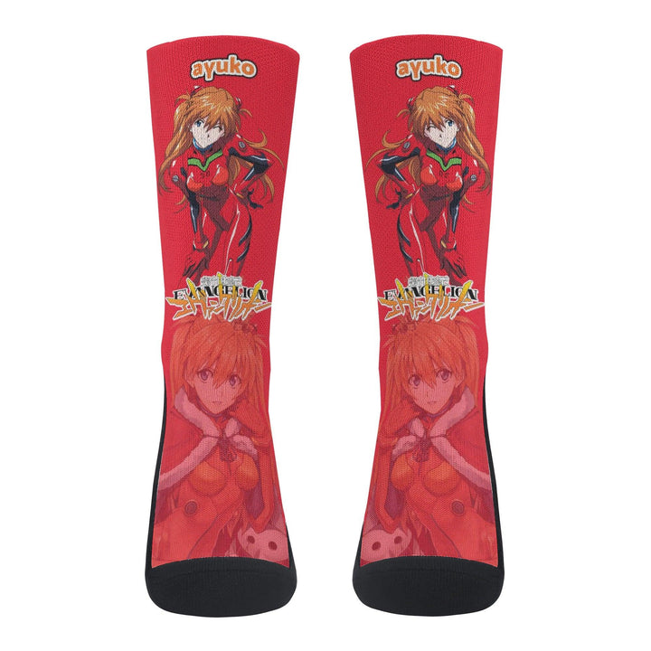 Neon Genesis Evangelion Anime Socks _ Neon Genesis Evangelion _ Ayuko