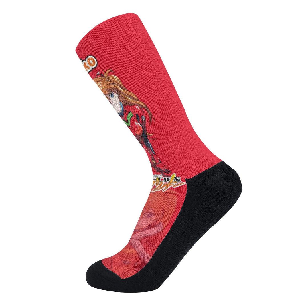 Neon Genesis Evangelion Anime Socks _ Neon Genesis Evangelion _ Ayuko