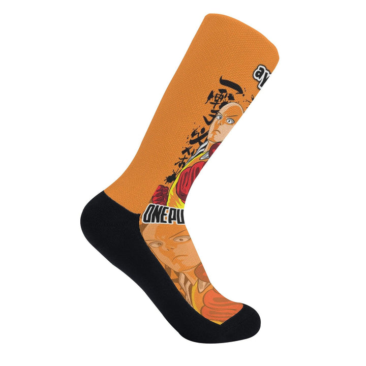 One Punch Man Saitama Anime Socks _ One Punch Man _ Ayuko