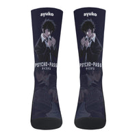 Thumbnail for Psycho-Pass Shinya Anime Socks _ Psycho-Pass _ Ayuko