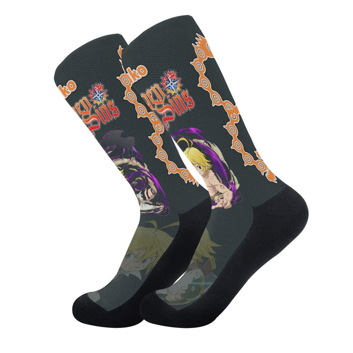 Seven Deadly Sins Meliodas Anime Socks _ Seven Deadly Sins _ Ayuko