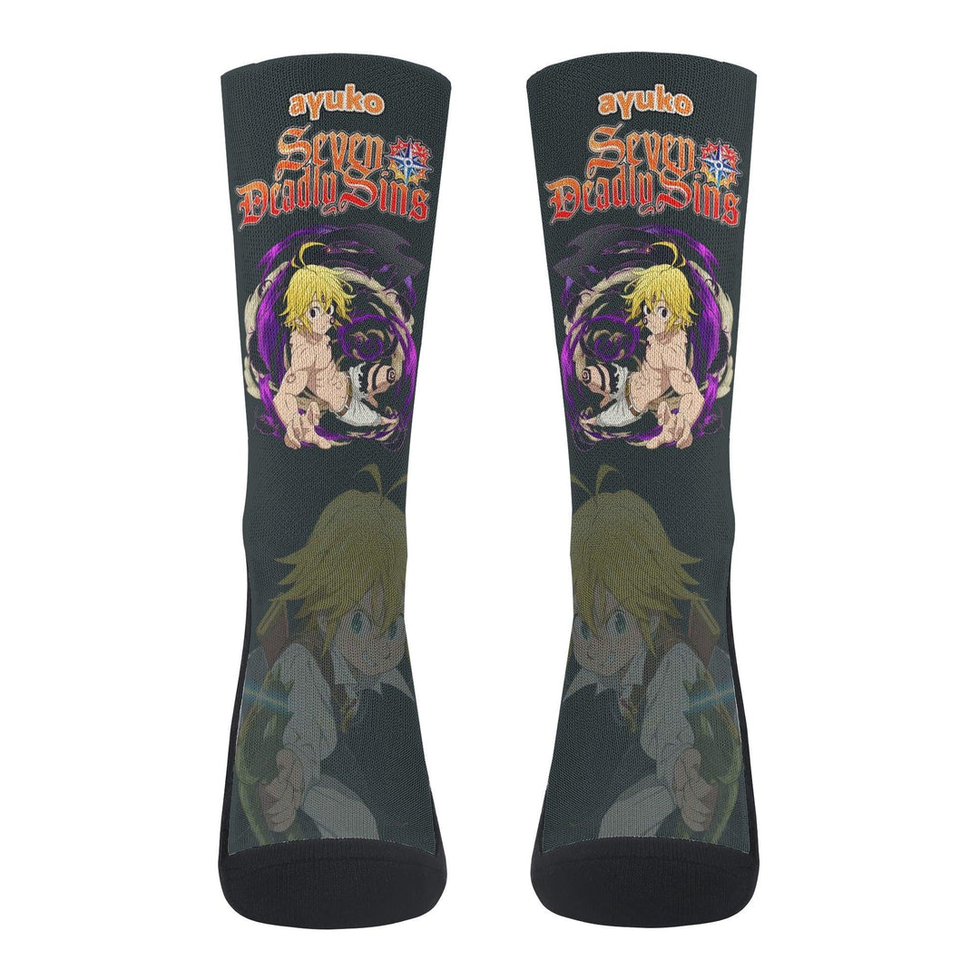 Seven Deadly Sins Meliodas Anime Socks _ Seven Deadly Sins _ Ayuko