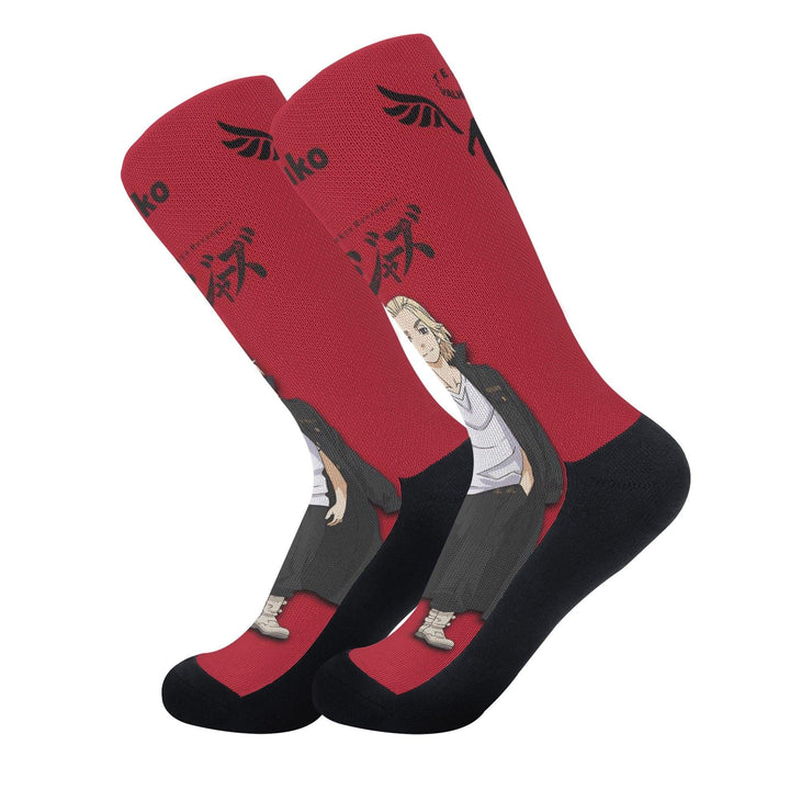 Tokyo Revengers Manjiro Anime Socks _ Tokyo Revengers _ Ayuko