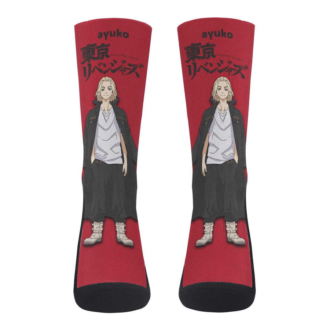 Tokyo Revengers Manjiro Anime Socks _ Tokyo Revengers _ Ayuko