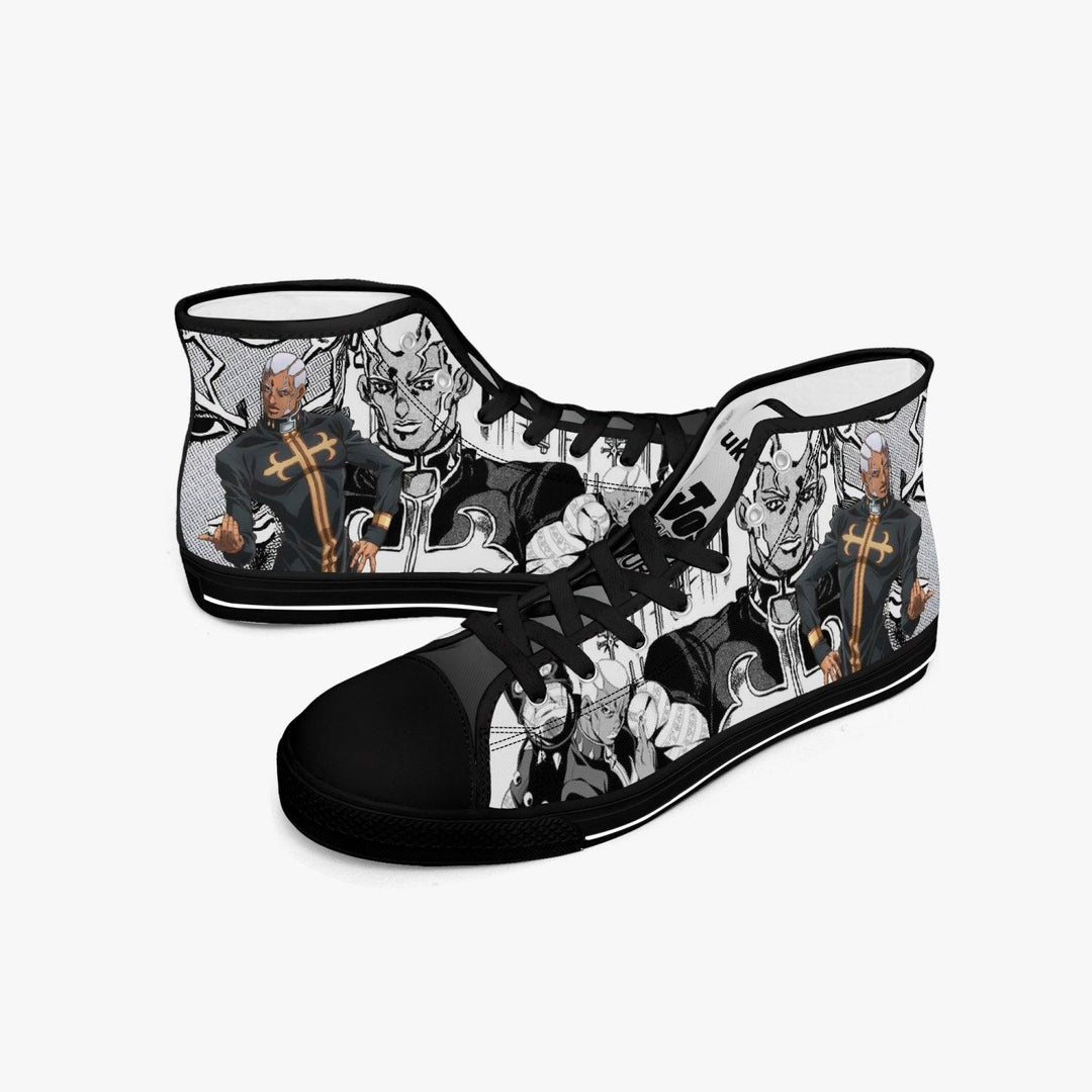 JoJo's Bizarre Adventure Enrico Pucci A-Star Mid Anime Shoes _ JoJo's Bizarre Adventure _ Ayuko