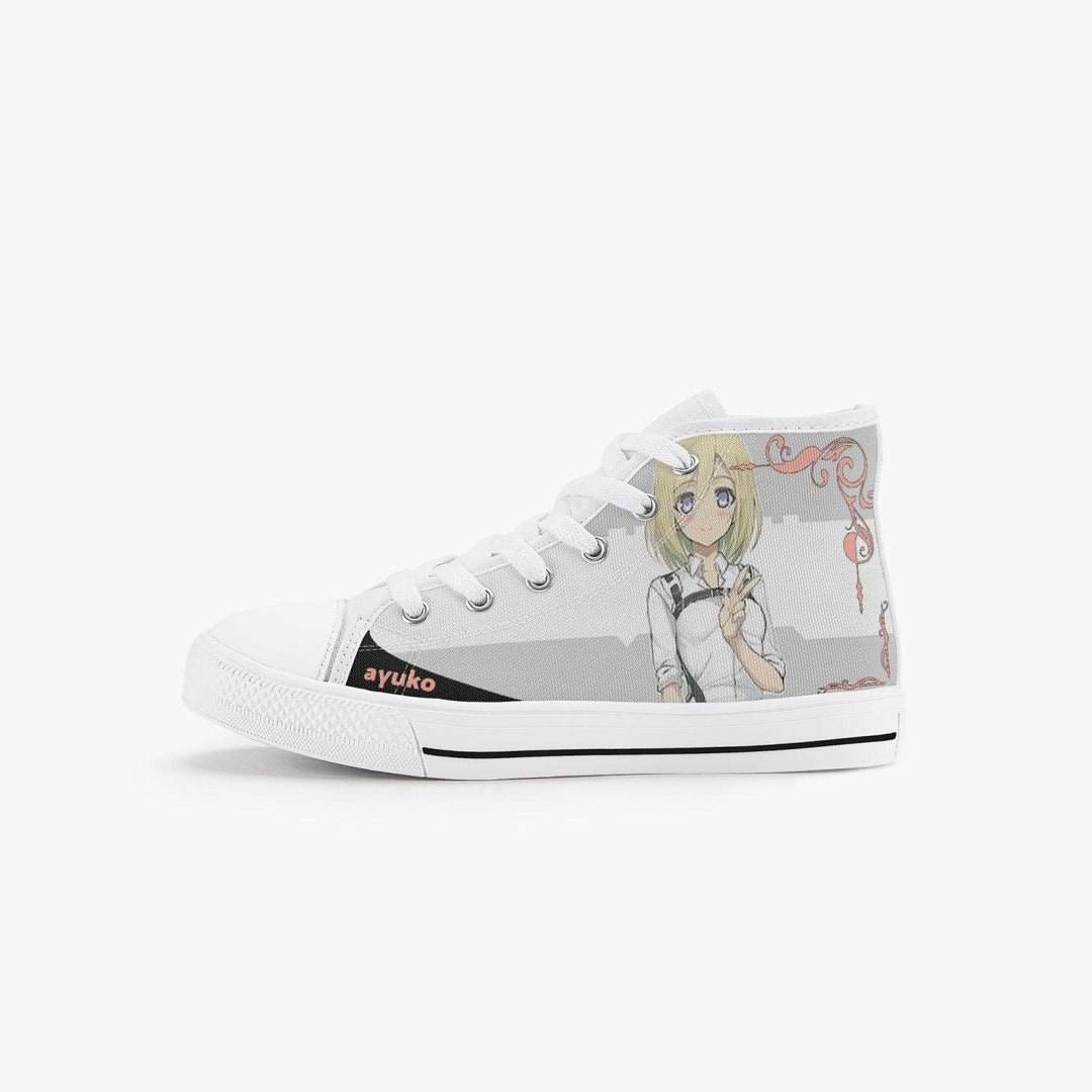 Attack On Titan Historia Christa Kids A-Star High Anime Shoes _ Attack On Titan _ Ayuko