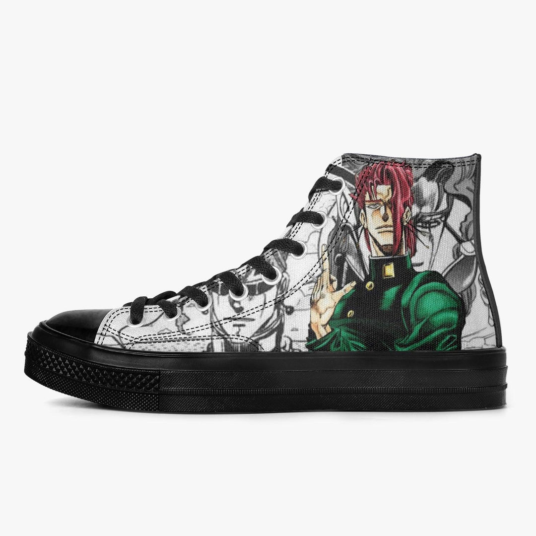 JoJo's Bizarre Adventure Noriaki Kakyoin A-Star High Anime Shoes _ JoJo's Bizarre Adventure _ Ayuko